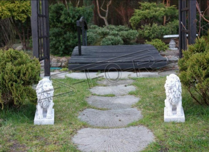 Lion Garden Figure Patio Garden Decor Sculpture Figures Sculptures Statues